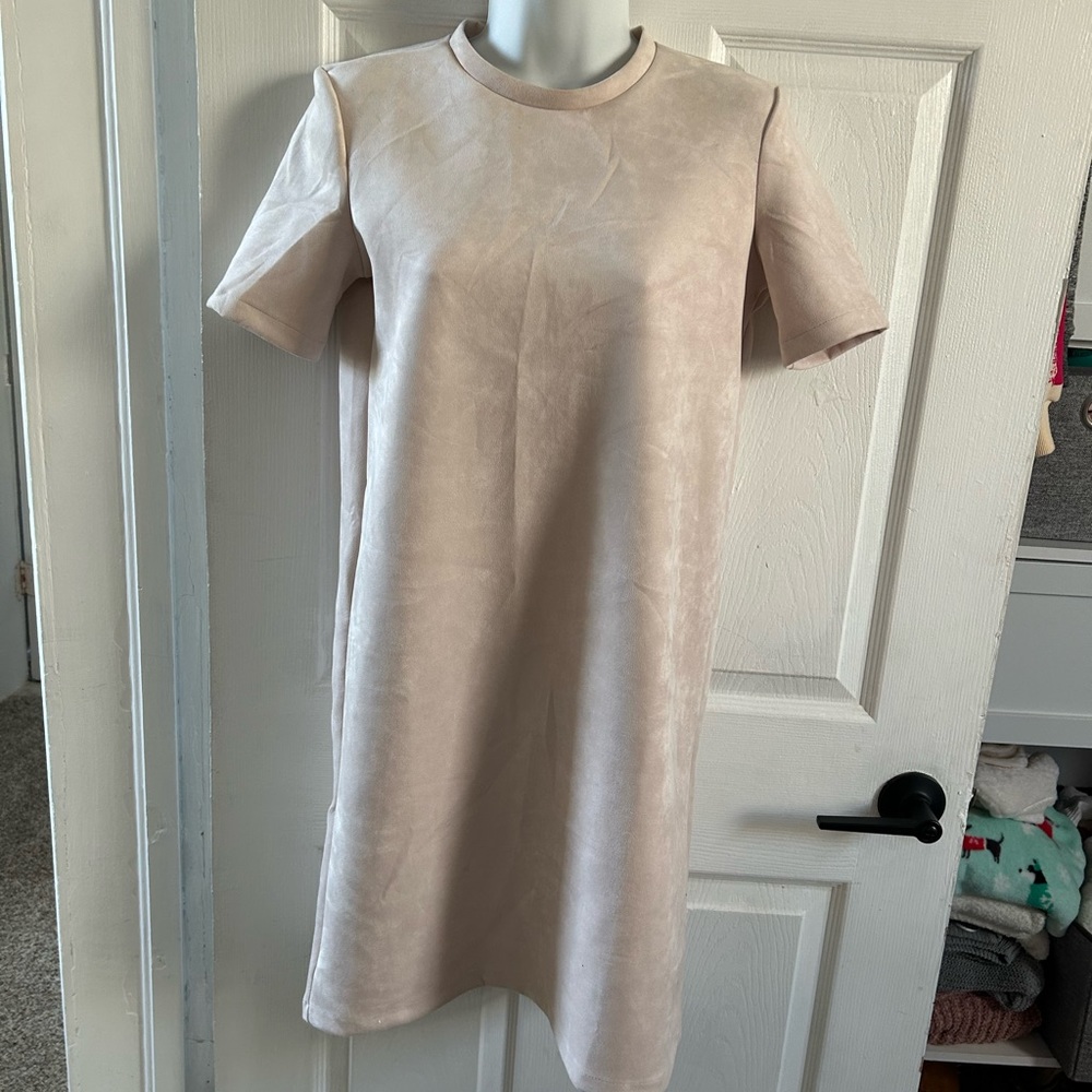 Suede dress